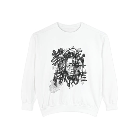 THE REMiiXTAPE Unisex Garment-Dyed Sweatshirt, James Amaker, Music Lover Gift, Unique Design, Cozy Jumper